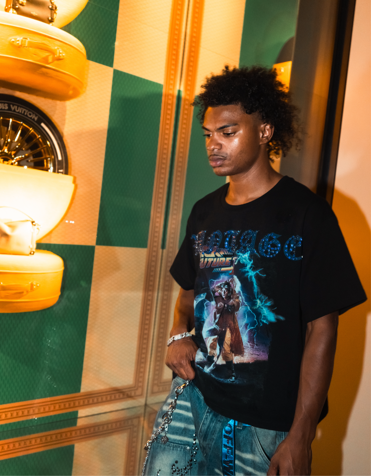 "Back to the Future" Vintage Chrome™ Tee