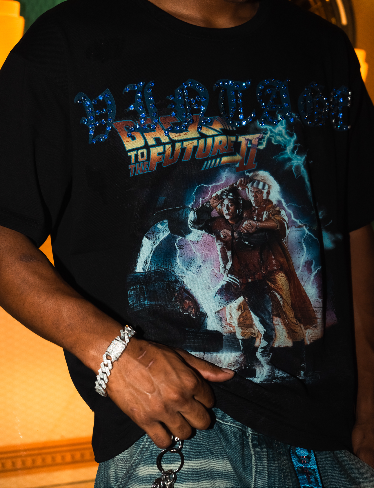 "Back to the Future" Vintage Chrome™ Tee