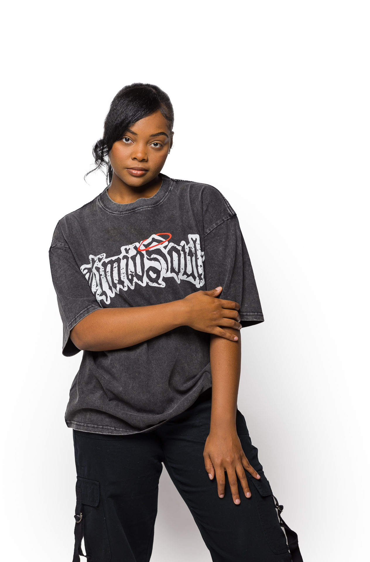 'Classic' TimidSouls Grey Logo T-shirt – Cotton Standard Fit